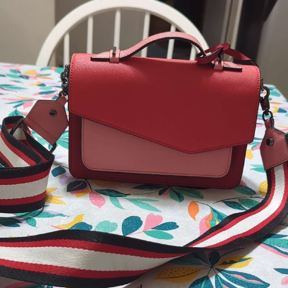 Botkier Red and Pink Crossbody Bag